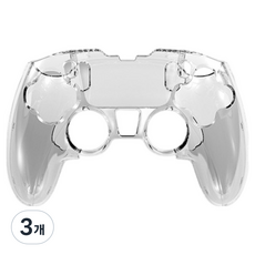 이이네 PS5 듀얼센스 엣지 이이네 크리스탈 케이스, 투명, 3개, L1212