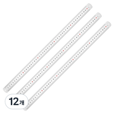 코쿠리 스테인레스 스틸 양면 직자 50cm 6W0133, 혼합색상, 12개