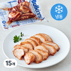 벌키니 닭가슴살 슬라이스 데리야끼맛 (냉동), 100g, 1개입, 15개