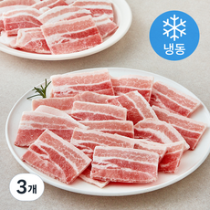 미트포유 덴마크산 옛날 삼겹 구이용 (냉동), 3개, 1kg