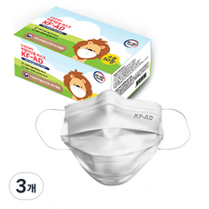 조은데이 비말차단 일회용 마스크 아동용 KF-AD, 50개입, 3개