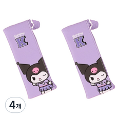 산리오 캐릭터즈 플랫 필통, 쿠로미, 4개