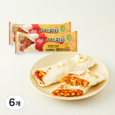 스윗밸런스 핫 페퍼로니 피자랩, 105g, 6개