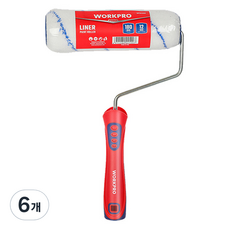 워크프로 고급 페인트로라 핀프레임 소프트그립 9 WP324010, 6개