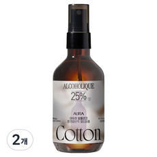 아우라 알콜리크 룸앤패브릭 멀티퍼퓸 화이트 러시안 코튼 탈취제, 2개, 150ml