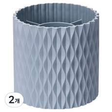 캐시리치 데스크 오거나이저 11.8 x 11.7 cm, 라이트블루, 2개