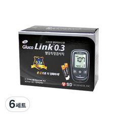 에스디바이오센서 개인용 체외진단 검사시약 2 혈당측정검사지, 50개입, 6개