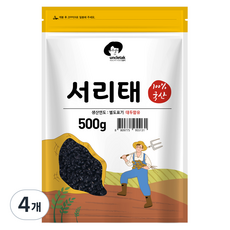 엉클탁 국산 서리태, 500g, 4개