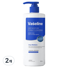 메르헨트 바세린 딥모이스춰 대용량 폼클렌징, 2개, 500ml