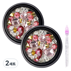 Nail Room 寶石水鑽美甲飾品 2入組, 009, 2套