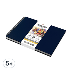 FABRIANO Boutique Art Square優質水彩素描本 中型 B6 PF03, 5個