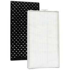 PUREBURG淨博 高效HEPA微粒濾網 + 顆粒狀活性碳除臭濾網 適用 Amway 安麗/逸新 SKY Atmosphere 第三代空氣清淨機, 1套, SKY-01