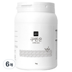 가성비가브랜드다 구연산 다목적세제 용기형, 1kg, 6개