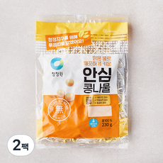 청정원 안심 콩나물, 230g, 2팩