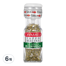 칸나멜라 로즈마리 소금, 30g, 6개