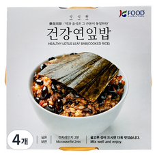 약석원 건강 연잎밥, 210g, 4개