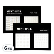 젤로젤로 머스트해브 젤네일 스티커 2종 세트, JNC-20, 6세트