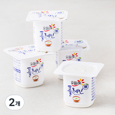 요플레 빙그레 플레인 화이트, 80g, 8개