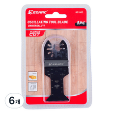 이작툴스 CR V 목재용 멀티 커터날 32 x 40 mm 801803, 6개