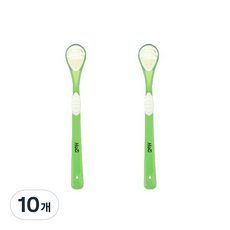 오픈스페이스 2in1 휴대용 혀클리너 그린, 50g, 10개