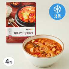 곰곰 돼지고기 김치찌개 (냉동), 650g, 4개