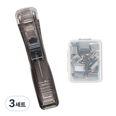 City 推夾器 黑色 + 補充夾 50入, 3套
