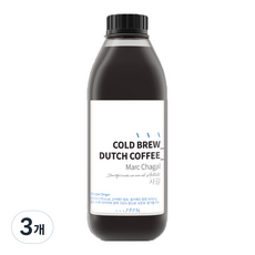 아란커피 콜드브루 스모크 샤갈 더치커피, 500ml, 3개, 1개입