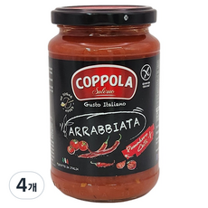 코폴라살레르노 아라비아타 소스 무가당, 350g, 4개