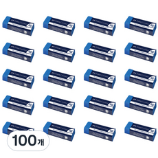 FABER-CASTELL 輝柏 無塵橡皮擦 大, 100個, 藍色