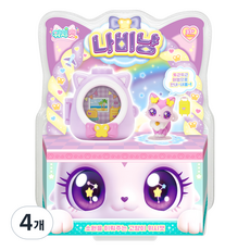 위시캣 나비냥 피규어, 4개