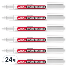 monAmi 低鹵素油漆筆 白色, 24個