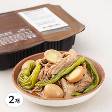 집반찬연구소 한돈매콤안심장조림, 2개, 500g