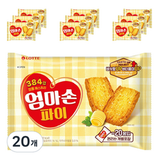 롯데웰푸드 엄마손파이, 254g, 20개