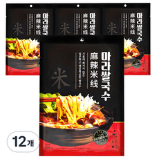 식다락 마라 쌀국수 2인분, 336g, 12개