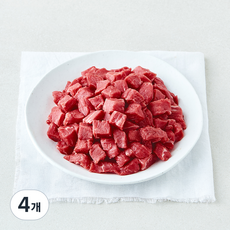 미트엔조이 미국산 모듬 국거리용 (냉장), 4개, 300g