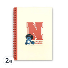 카카오프렌즈 프렌즈스쿨 대학노트, 네오, 2개