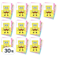 海綿寶寶 A5 6孔紙質封面手帳, 80張, 30個