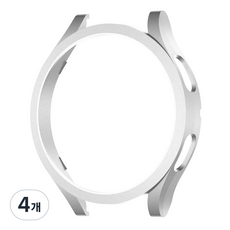 이츠라이프 스타일링 베젤링 스마트워치 케이스, 실버, 4개