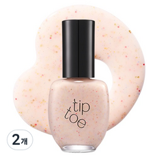 tip toe Giocoso 指甲油 507 酸奶油, 10ml, 2個, 10ml, 粉紅色