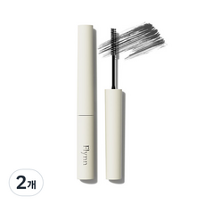 플린 언리밋 내추럴 픽서 마스카라 3ml, 블랙, 2개