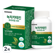 NONAME 녹차카테킨 프리미엄 400, 2개, 60정