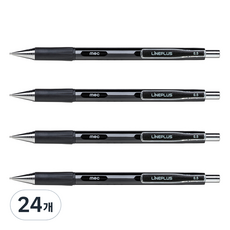 라인플러스 mec 제도샤프 블랙, 24개, 0.5mm