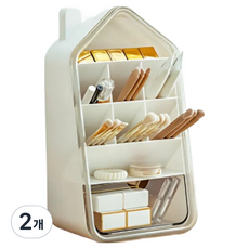 Pyuora 高級款桌面收納架 小型(11 x 11 x 21.6 cm), 白色, 2個