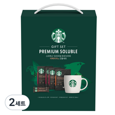 스타벅스 아메리카노 설 선물세트, 다크 로스트 50p + 다크 로스트 10p x 2개 + 미디엄 로스트 10p + 머그 260ml, 2세트