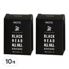 NACIFIC 黑頭竹炭皂, 100g, 10個