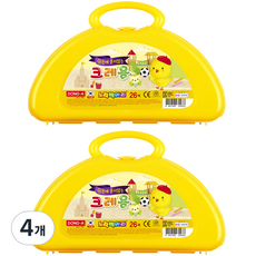 DONG-A 黃色小雞蠟筆, 26色, 4個