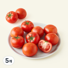 완숙토마토 2번과, 5개, 5kg(20~27개입)