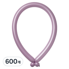 조이벌룬 260풍선, 파스텔더스크 라벤더, 600개