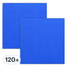 마다꾸미 컬러 골판지, 16 딥블루, 120개