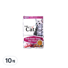 더캣츠 스프 타입 고양이 파우치, 혼합맛(가다랑어/치킨), 50g, 10개